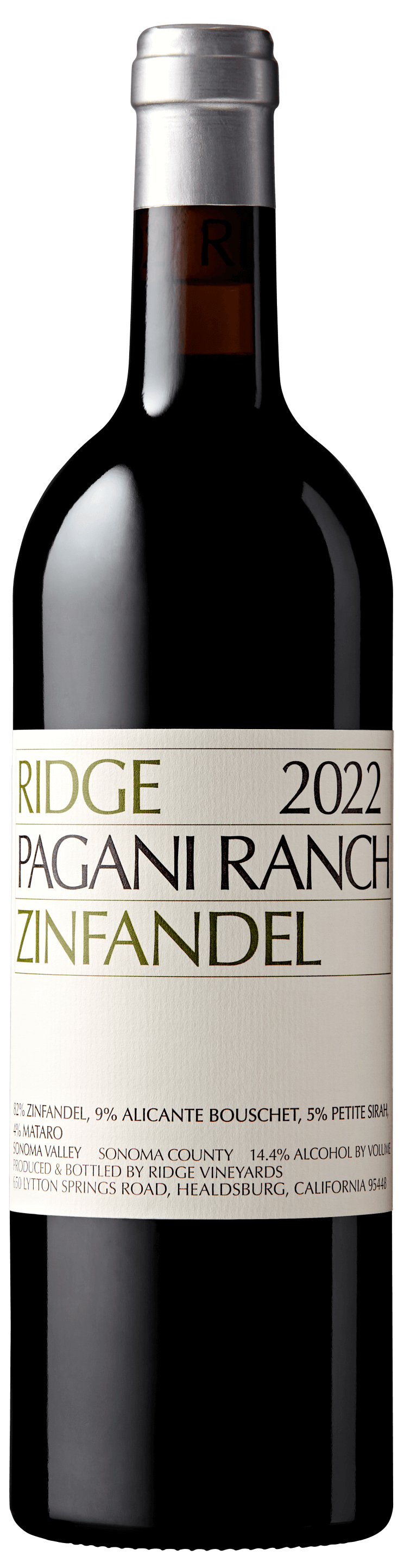 2022 Pagani Ranch Zinfandel