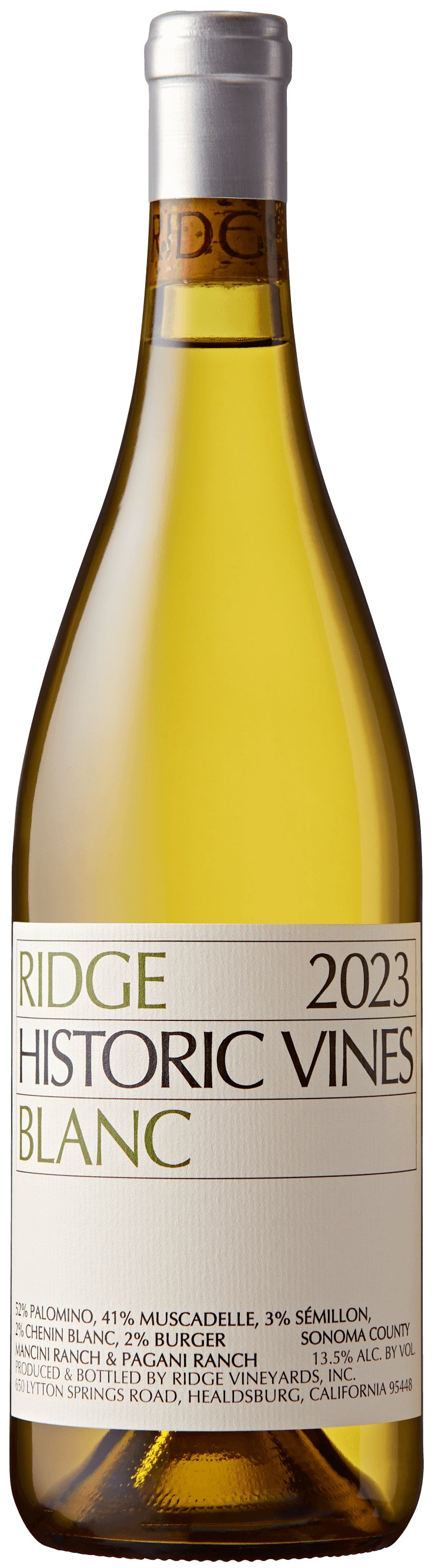 2023 Historic Vines Blanc