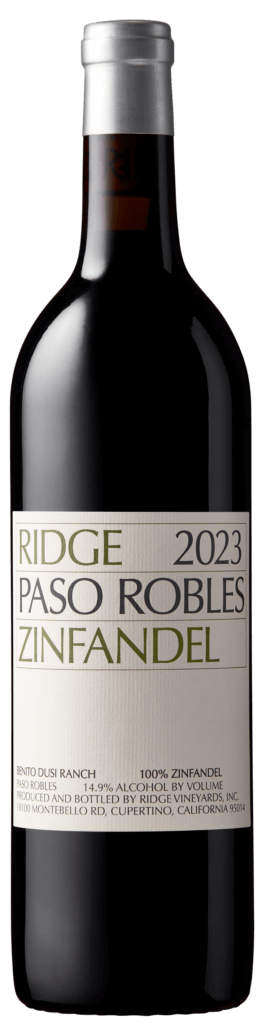 Ridge Vineyards 2023 Paso Robles Zinfandel